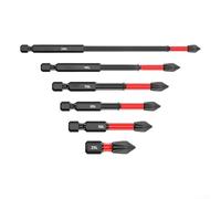 PH2 - Juego de 26 brocas magnéticas cruzadas de 25 150 mm para una fijación eficaz del tornillo y reducción del riesgo de daños (2 piezas de 70 mm)