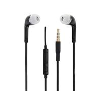 PH26 Auriculares compatibles con HTC Wildfire E7 Plus Alta Calidad Audio Intra-Auriculares de Silicona Ultra Confort Aislamiento de Ruido con Control de Volumen y Micrófono - Negro