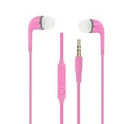 PH26 Auriculares Rosas Audio Intra-Auriculares de Silicona Ultra Confort Aislante Ruido con Control de Volumen y Micrófono para Wiko View