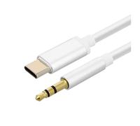 PH26 - Cable USB C a mini jack de 3,5 mm, audio auxiliar de 1 metro, compatible con Realme C73 5G. Conecta tu móvil a tus auriculares, altavoz, radio