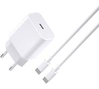 PH26 - Cargador rápido de 20 W + cable USB-C compatible con Vivo Y19s 5G (paquete cargador + cable de 2 M)