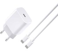 PH26 - Cargador rápido de 20 W + cable USB-C compatible con Vivo Y300 Pro (paquete cargador + cable de 1 m)