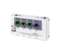 PH400 4-Channel Stereo Headphone Amplifier,Distribution System Maximum Push of 600 Ohm Headphones RGB Lighting Effect