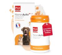 PHA Riñones Activ Plus para perros y gatos - Apoya la función renal y mantenimiento de la salud renal normal de perros y gatos, alimento complementario, polvo 60 g