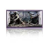 Phailozoo Tanque de dragón barbudo de 120 galones, tanque de reptiles de 48 x 24 x 24 pulgadas con ventilación de pantalla superior de puerta deslizante, recinto de reptiles de apertura frontal para