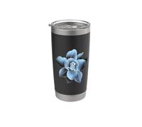 Phalaenopsis - Orquídeas de lavanda azul Vaso térmico de acero inoxidable de doble pared