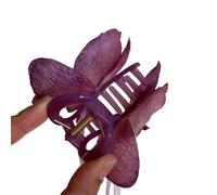 Phalaenopsis - Pinza para el pelo de princesa grande, pinza para el pelo, diseño de flor