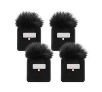 Phantaccy 4pcs Filtro de parabrisas/pop para Rode Wireless Go I (1st Gen) Micrfonos - Cubierta de micrfono peludo para reduccin de viento y ruido