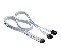 Phanteks 2 adaptadores PCIe auf 12VHPWR PCIe 5.0 de 8 Pines, Color Blanco