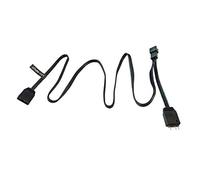 Phanteks Cable Adaptador LED RGB de 3 Pines para Placas Base con Cabezal A-RGB, Color Negro