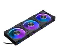 Phanteks D30 KIT 3 Ventiladores PWM de 120 mm,Alto rendimiento, flujo de aire invertido,sistema sin cables DRGB, negros