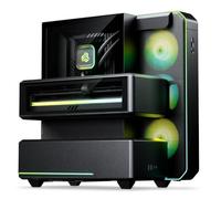 Phanteks EX5 Caja PC Gaming, ATX Mid Tower con Diseño Airflow, Negro | Flujo de aire compartimentado, ventana GPU de vidrio templado, GPU 358 mm, cooler CPU 72 mm, PSU 210 mm, USB-C 20Gbps