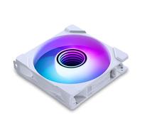 Phanteks M25-120 Gen2, ventiladores de refrigeración ARGB de alto rendimiento de 120 mm, marco de ventilador unificado en cadena de margarita, cubo de espejo infinito, conexión de cable único, color