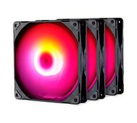 PHANTEKS M25 PWM D-RGB Lüfter, 3er Pack - 140mm, schwarz