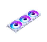 Phanteks Ventilador M25 Gen2 PWM D-RGB 120 mm Flujo de aire invertido Blanco (Pack 3)