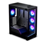 Phanteks NV5X Caja ATX Semitorre para PC, Negra | cristal templado frontal y lateral, ventiladores M25 D-RGB, radiador 360 mm, GPU 430 mm, USB-C