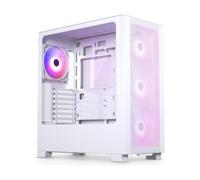 Phanteks XT Pro Ultra, chasis ATX Mesh, 4 Ventiladores D-RGB M25-140 incluidos, Malla de Alto Rendimiento de Flujo de Aire, Ventana de Vidrio Templado, USB-C 3.2 Gen2, Blanca