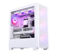 Phanteks XT Pro Ultra, chasis ATX Mesh, 4 Ventiladores D-RGB M25-140 incluidos, Malla de Alto Rendimiento de Flujo de Aire, Ventana de Vidrio Templado, USB-C 3.2 Gen2, Blanca