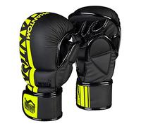 Phantom APEX Guantes profesionales para artes marciales mixtas (L/XL - negro/neón)