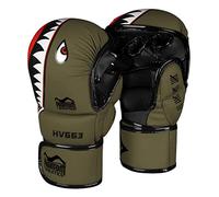 Phantom Fight Squad - Guantes de artes marciales mixtas para sparring, combate, boxeo, lucha libre (S/M - verde militar)