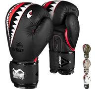 Phantom Fight Squad Guantes de Boxeo MMA Thai Boxing Gloves | Hombres (Fight Squad - Negro, 10 Oz)