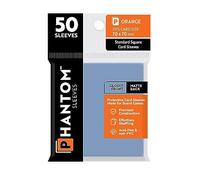 Phantom Sleeves: "Orange Size" (70mm x 70mm) - Gloss/Matte (50) (Compatible with: Standard Square Card Sleeves)