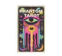 Phantom Tarots Cards, Creative Dark Tarot Deck with Meanings, Classic Fortune Telling Tarot Card, Versatile Playing Carsd for Family Gatherings and Spiritual Insight