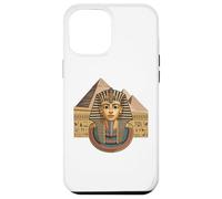 Pharaoh Tutankhamun Egypt History Pyramids Art Design Carcasa para iPhone 12 Pro MAX