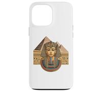 Pharaoh Tutankhamun Egypt History Pyramids Art Design Carcasa para iPhone 13 Pro MAX