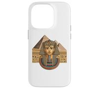 Pharaoh Tutankhamun Egypt History Pyramids Art Design Carcasa para iPhone 14 Pro