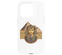 Pharaoh Tutankhamun Egypt History Pyramids Art Design Carcasa para iPhone 15 Pro