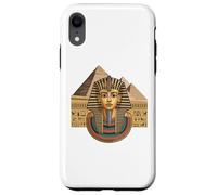 Pharaoh Tutankhamun Egypt History Pyramids Art Design Carcasa para iPhone XR
