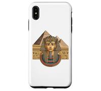 Pharaoh Tutankhamun Egypt History Pyramids Art Design Carcasa para iPhone XS MAX