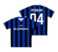 PHARCOYOU SKZ Karma Jersey Camiseta con cuello en pico de manga corta para dominar la gira mundial, camiseta de calle para mujer y hombre, A02., M