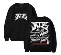 PHARCOYOU Stray Kids Ate Tracklist Merch Dominate World Tour 2024 - Sudadera casual de manga larga para mujer y hombre, Negro, S