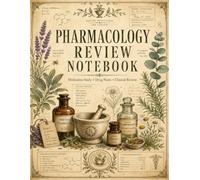 Pharmacology Review Notebook: Nursing Study Companion for Medication Learning, Drug Facts & Exam Preparation