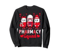 Pharmacy Squad Funny Valentine's Day Pharmacist Technician Sudadera