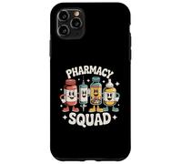 Pharmacy Squad Retro Píldora Jeringa Tech Farmacéutico Carcasa para iPhone 11 Pro MAX