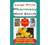 Pharmacy Word Search Book: Easy to Read Word Search Puzzle Book about Pharmacies, including Word, Terms, and Phrases | LARGE PRINT, 6x9 inches, 110 pages, 50+ Puzzles... Gift for Pharmacy Enthusiasts