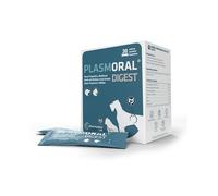 Pharmadiet Plasmoral Digest Razas Pequeñas y Medianas (hasta 20 kg) - Complemento Natural Intestinal para Perros y Gatos con Proteínas de Plasma, FOS, MOS y Probióticos