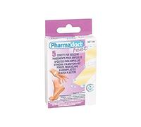 Pharmadoct Apósitos para ampollas, hidrocoloides, x 5 piezas, impermeables y ultrafinos x 5 parche