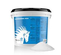 PharmaHorse Glucosamine & MSM | Articulation Cheval | Supplément pour Cheval | Sans sucre ajouté | Sulfate de glucosamine 100% Pur | Sans dopage | 3000 grammes