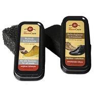 Pharmamedico ReAm | Juego de 2 esponjas para zapatos de piel lisa y piel rugosa, perfectas para eliminar la suciedad en gamuza, brillo perfecto de lisos, zapatos de piel de todos los colores