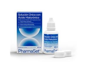 Pharmaset Pharmaset Unique Solution With Hyaluronic Acid For Soft Contact Lenses 60ml