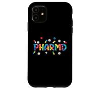 PharmD Doctor of Pharmacy Groovy Tie Dye Farmacéutico Carcasa para iPhone 11