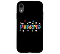PharmD Doctor of Pharmacy Groovy Tie Dye Farmacéutico Carcasa para iPhone XR