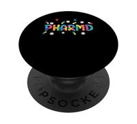 PharmD Doctor of Pharmacy Groovy Tie Dye Farmacéutico PopSockets PopGrip Adhesivo