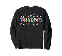 PharmD Doctor of Pharmacy Groovy Tie Dye Farmacéutico Sudadera