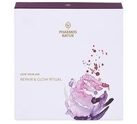 PHARMOS NATUR Love Your Age Set navideño «Repair & Glow Ritual» (bálsamo 50 ml + exfoliante 3 ml + sérum 5 ml)