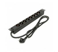 Regleta Phasak BNS 3518/ 8 Tomas de Corriente/ Cable 1.5m/ Negro